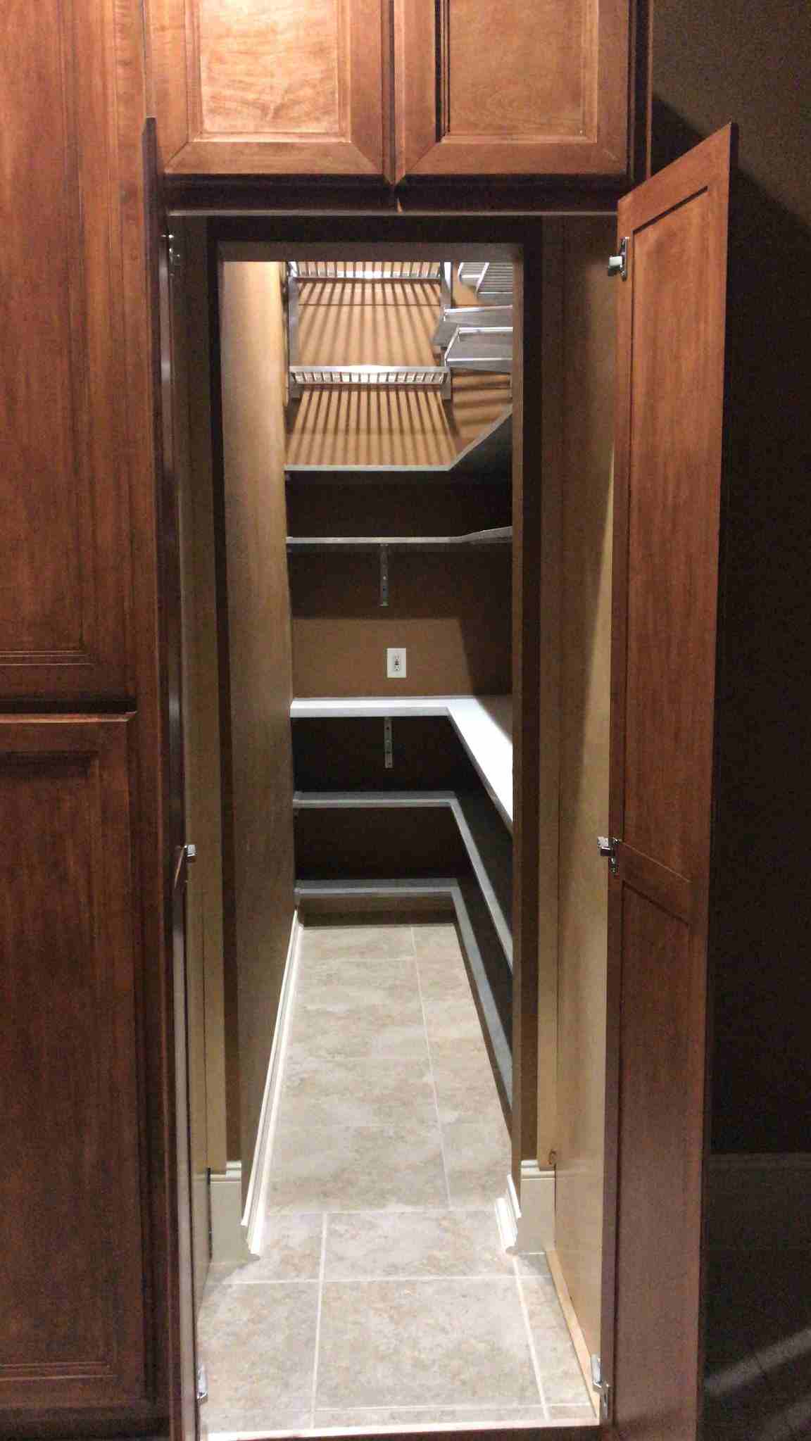 Custom built-in pantry cabinetry